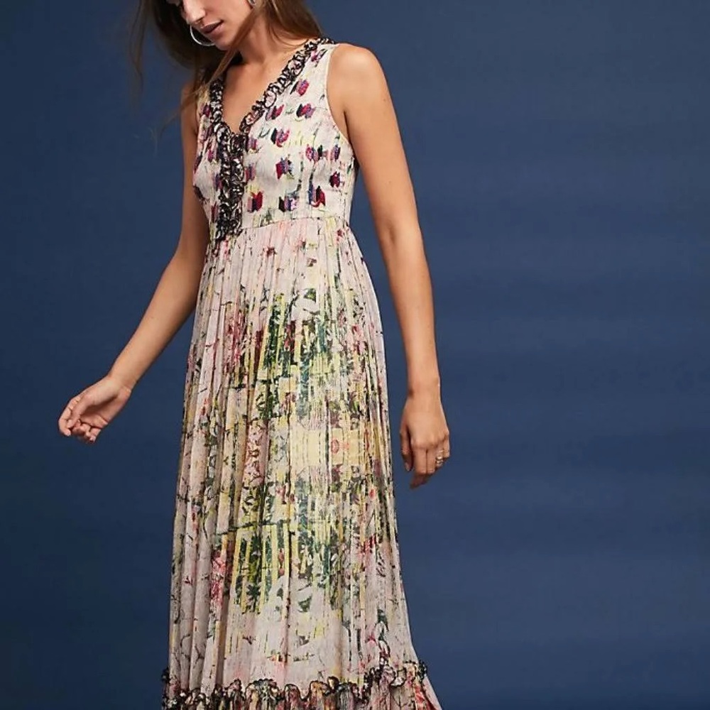 ANTHROPOLOGIE Bhanuni by Jvoti Cydney maxi dress